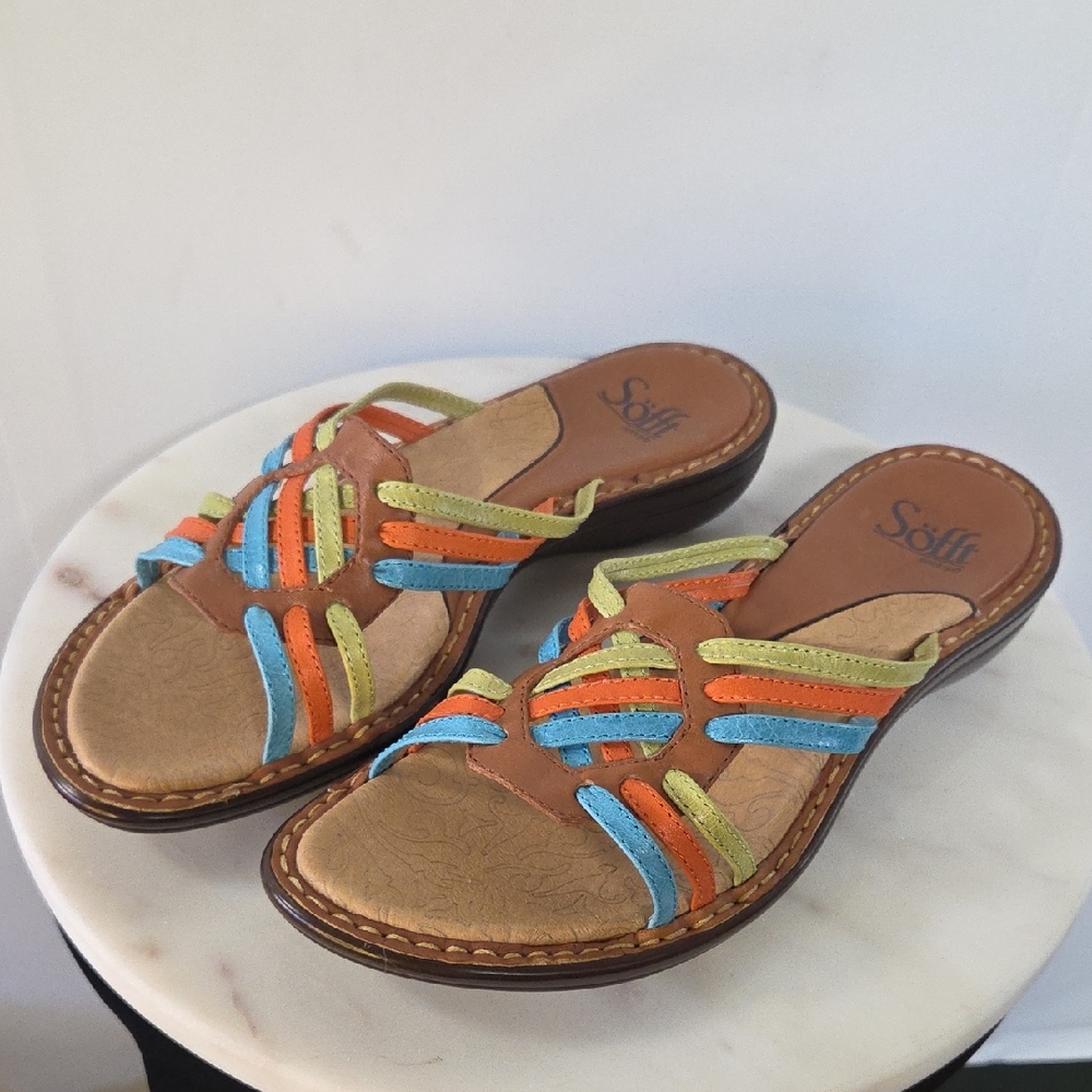 Sofft Women's Multicolor Sandals Size 8